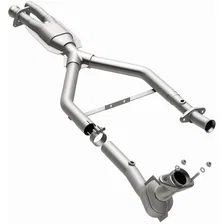 Front 1996-1998 Lincoln Mark VIII 4.6L California Grade CARB Compliant Direct-Fit Catalytic Converter image 2