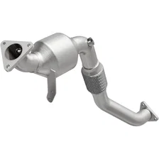 Front Right 2007-2010 Audi Q7 3.6L | 2008-2010 Volkswagen Touareg 3.6L OEM Grade Federal / EPA Compliant Direct-Fit Catalytic Converter image 1