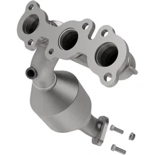 Rear 2006-2008 Lexus RX400h 3.3L | 2006-2010 Toyota Highlander 3.3L OEM Grade Federal / EPA Compliant Direct-Fit Manifold Catalytic Converter image 1
