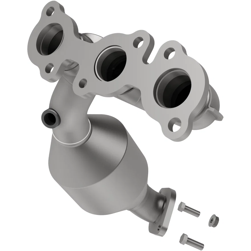 Rear 2006-2008 Lexus RX400h 3.3L | 2006-2010 Toyota Highlander 3.3L OEM Grade Federal / EPA Compliant Direct-Fit Manifold Catalytic Converter