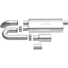 5 X 8in. Oval Straight-Through Performance Exhaust Muffler image 1