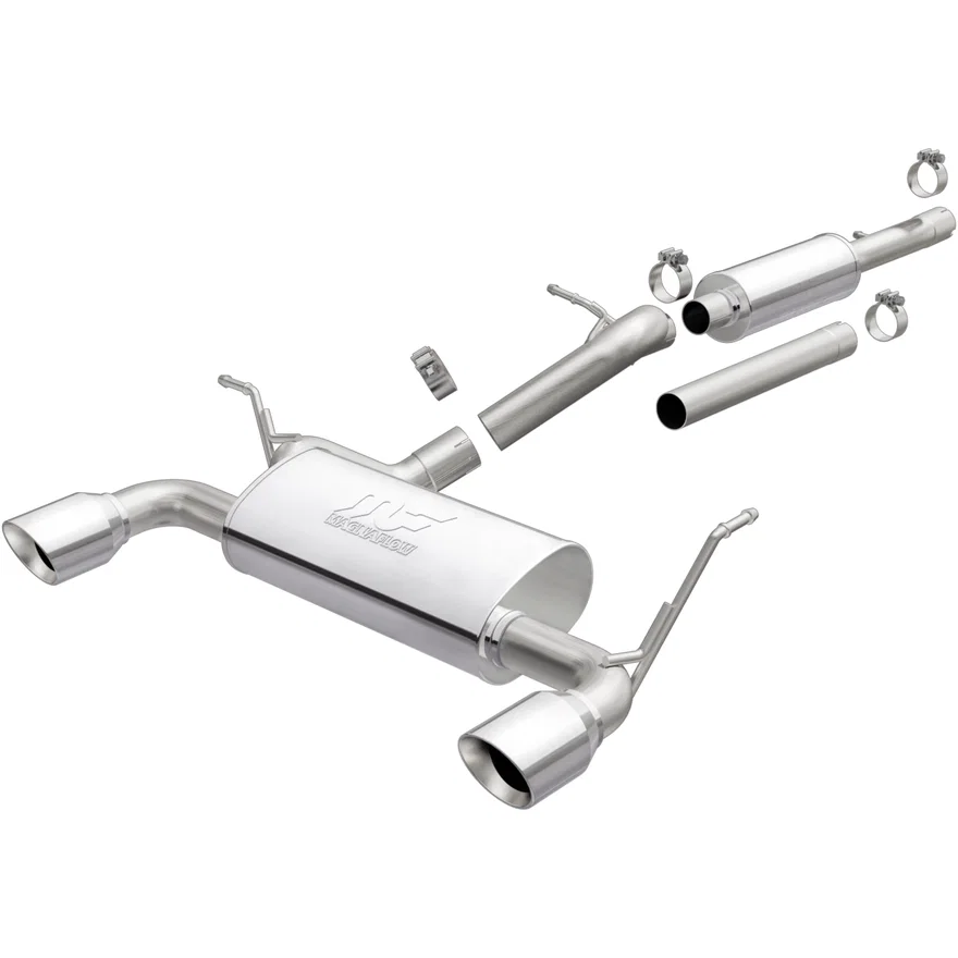2018 Jeep Wrangler JK 3.6L | 2012-2017 Jeep Wrangler 3.6L Street Series Cat-Back Performance Exhaust System