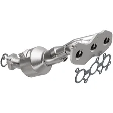Rear 2006-2012 Toyota RAV4 3.5L California Grade CARB Compliant Direct-Fit Manifold Catalytic Converter image 1