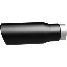 5in. Round Black Coated Exhaust Tip image 4