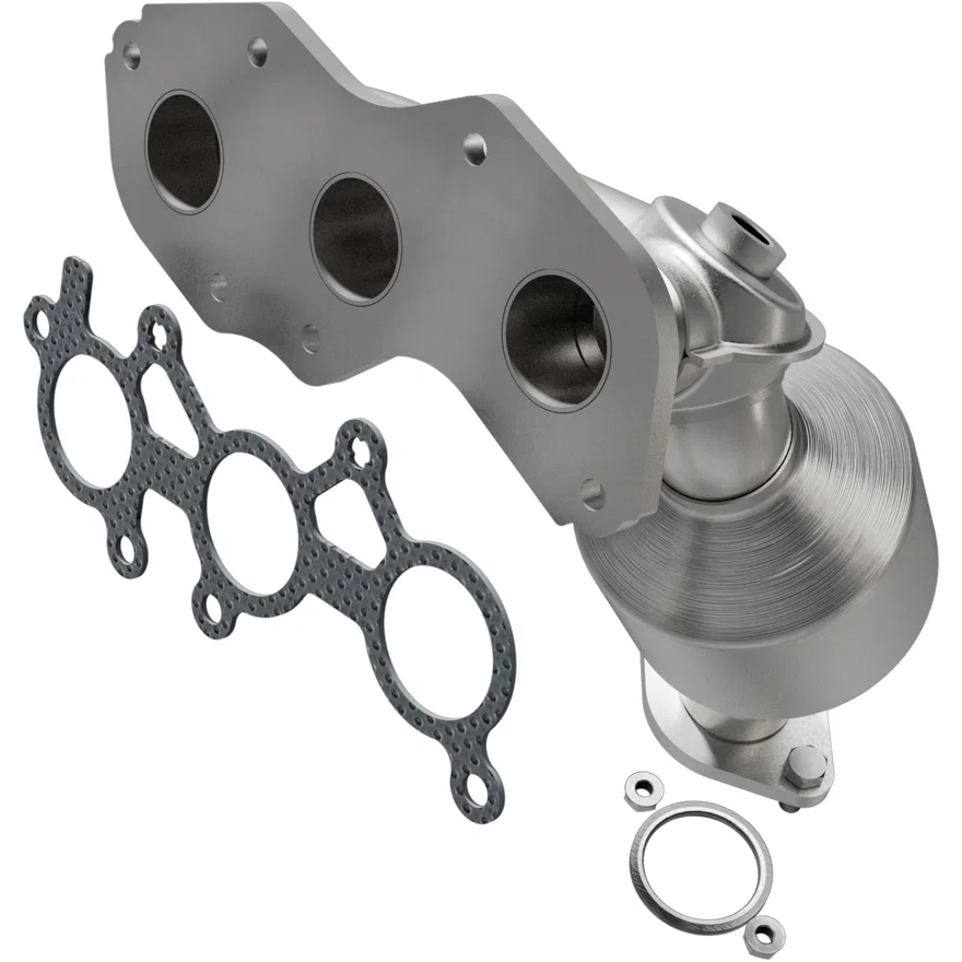 Rear California Grade CARB Compliant Direct-Fit Manifold Catalytic Converter