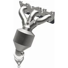 Rear 2007-2009 Hyundai Santa Fe 3.3L California Grade CARB Compliant Direct-Fit Manifold Catalytic Converter image 2