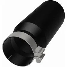 5in. Round Black Coated Exhaust Tip image 3