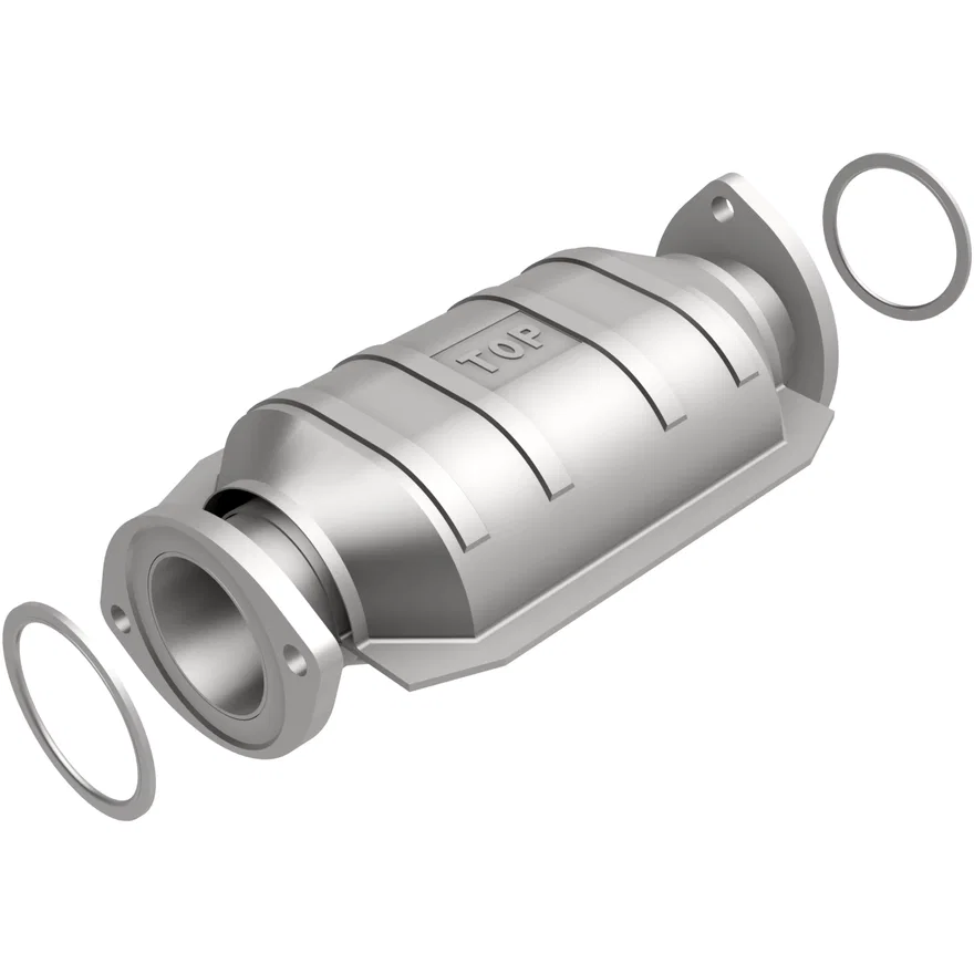 Rear 1996-1997 Lexus LX450 4.5L | 1995-1997 Toyota Land Cruiser 4.5L California Grade CARB Compliant Direct-Fit Catalytic Converter