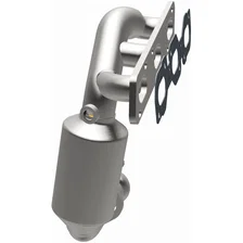 Front 2004 Ford Escape 3.0L | 2004 Mazda Tribute 3.0L California Grade CARB Compliant Direct-Fit Manifold Catalytic Converter image 2