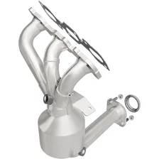 Front OEM Grade Federal / EPA Compliant Direct-Fit Manifold Catalytic Converter image 1