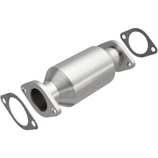 Rear 2010-2012 Hyundai Genesis Coupe 2.0L California Grade CARB Compliant Direct-Fit Catalytic Converter image 1