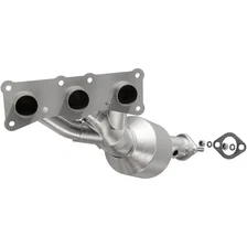 Rear 2006-2008 BMW Z4 3.0L California Grade CARB Compliant Direct-Fit Manifold Catalytic Converter image 1
