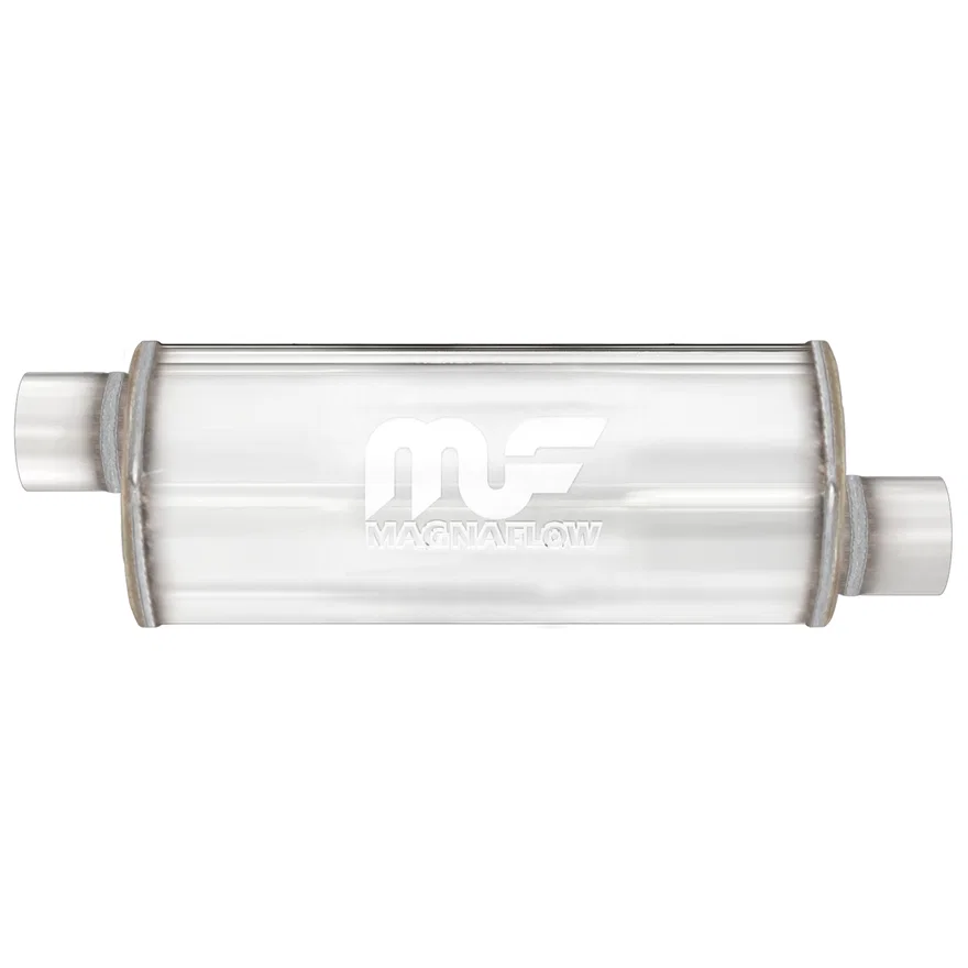 6in. Round Straight-Through Performance Exhaust Muffler