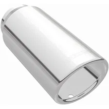 3in. Round Polished Exhaust Tip image 2