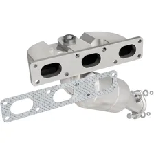 Rear California Grade CARB Compliant Direct-Fit Manifold Catalytic Converter for BMW image 1