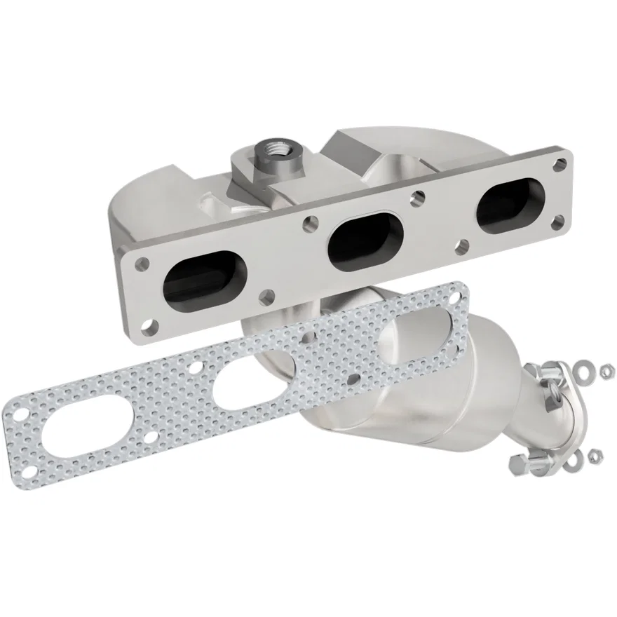 Rear California Grade CARB Compliant Direct-Fit Manifold Catalytic Converter for BMW