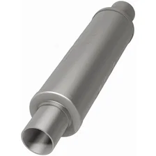 4in. Round Straight-Through Performance Exhaust Muffler image 3