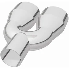 3 X 3.75in. Oval Polished Exhaust Tip image 3
