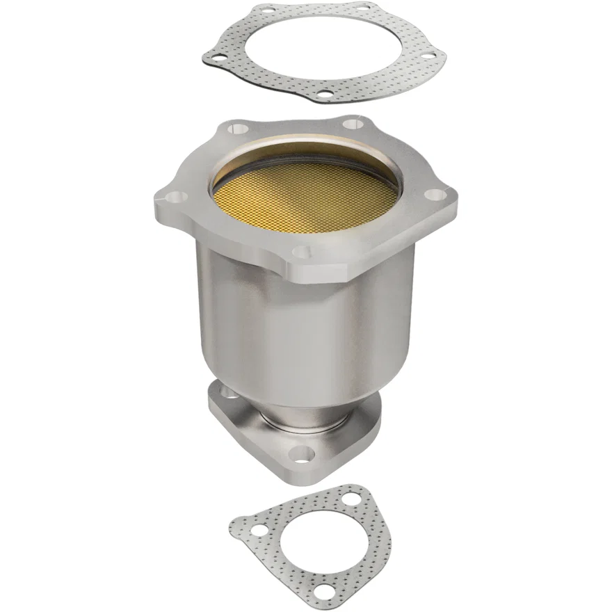 Front 1998-2001 Kia Sephia 1.8L | 2000-2001 Kia Spectra 1.8L OEM Grade Federal / EPA Compliant Direct-Fit Catalytic Converter