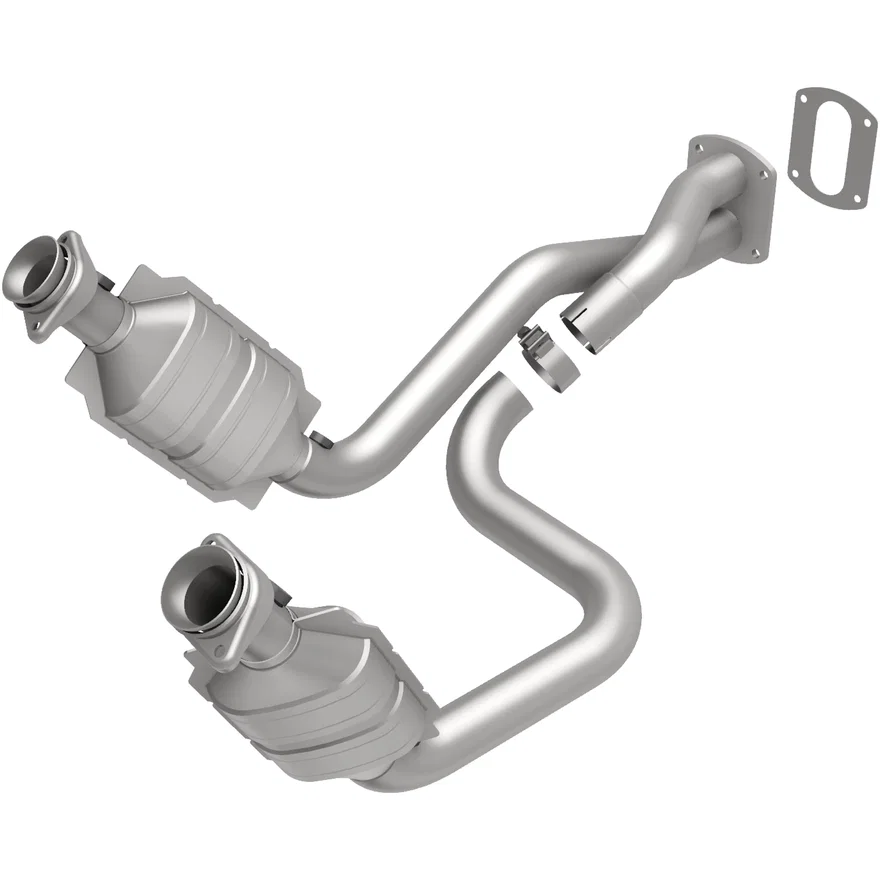 Front OEM Grade Federal / EPA Compliant Direct-Fit Catalytic Converter for Ford