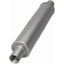 4in. Round Straight-Through Performance Exhaust Muffler image 3