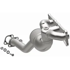 Front OEM Grade Federal / EPA Compliant Direct-Fit Manifold Catalytic Converter for BMW image 2