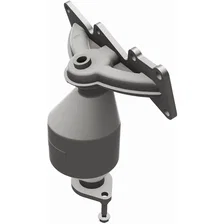 Front HM Grade Federal / EPA Compliant Direct-Fit Manifold Catalytic Converter image 2