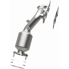 Left 2009-2011 Hyundai Genesis 3.8L | 2013-2016 Hyundai Genesis Coupe 3.8L OEM Grade Federal / EPA Compliant Direct-Fit Manifold Catalytic Converter image 2