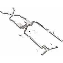 1955-1957 Chevrolet Bel Air 4.3L | 1957 Chevrolet Bel Air 4.6L Street Series Performance Exhaust System image 2
