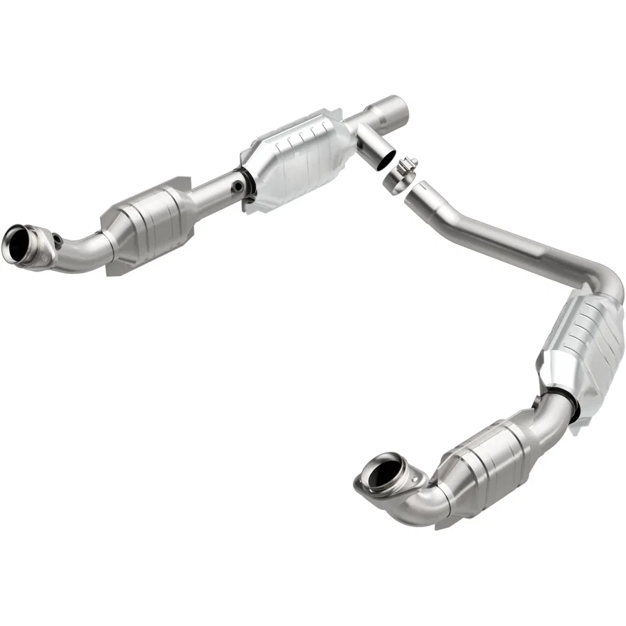 Front HM Grade Federal / EPA Compliant Direct-Fit Catalytic Converter for Ford