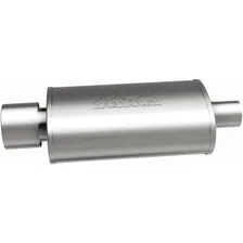 Street 5 X 8in. Oval Straight-Through Performance Exhaust Muffler image 4