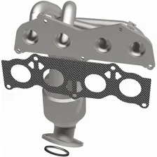 Front 2003 Toyota Camry 2.4L | 2003 Toyota Solara 2.4L California Grade CARB Compliant Direct-Fit Manifold Catalytic Converter image 4