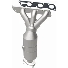 Front Left 2004-2005 Suzuki Verona 2.5L California Grade CARB Compliant Direct-Fit Manifold Catalytic Converter image 3