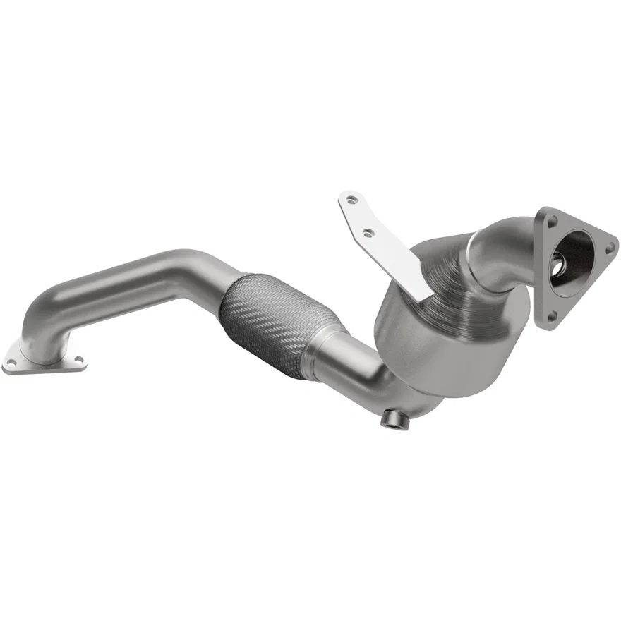 Front Right 2010 Audi Q7 3.6L | 2010 Volkswagen Touareg 3.6L California Grade CARB Compliant Direct-Fit Catalytic Converter