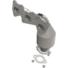 Rear OEM Grade Federal / EPA Compliant Direct-Fit Manifold Catalytic Converter image 1