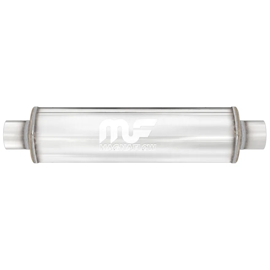 4in. Round Straight-Through Performance Exhaust Muffler