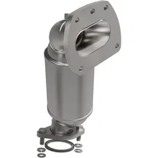Left OEM Grade Federal / EPA Compliant Direct-Fit Manifold Catalytic Converter image 1