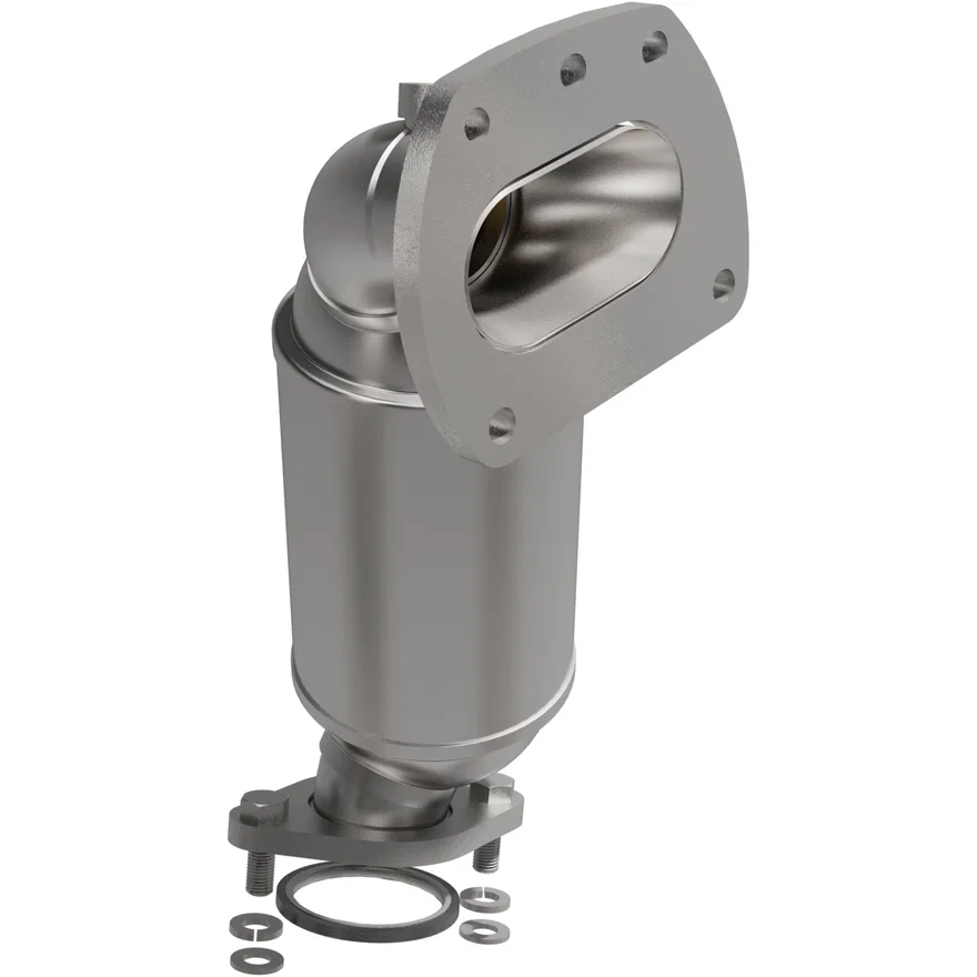 Left OEM Grade Federal / EPA Compliant Direct-Fit Manifold Catalytic Converter