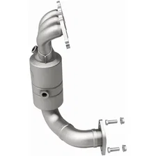 Front 2007-2009 Chrysler Sebring 2.7L | 2008-2009 Dodge Avenger 2.7L OEM Grade Federal / EPA Compliant Direct-Fit Manifold Catalytic Converter image 4