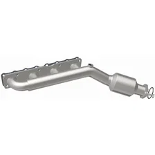 Left California Grade CARB Compliant Direct-Fit Manifold Catalytic Converter image 3
