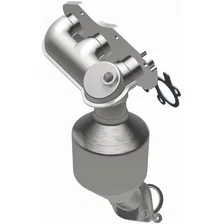 Front OEM Grade Federal / EPA Compliant Direct-Fit Manifold Catalytic Converter image 2
