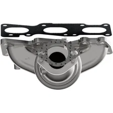 Front OEM Grade Federal / EPA Compliant Direct-Fit Manifold Catalytic Converter image 4