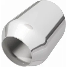4in. Round Polished Exhaust Tip image 3