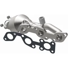 Left 2001-2002 Nissan Frontier 3.3L California Grade CARB Compliant Direct-Fit Manifold Catalytic Converter image 4