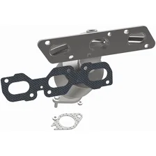 Rear California Grade CARB Compliant Direct-Fit Manifold Catalytic Converter image 2