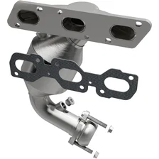 Front OEM Grade Federal / EPA Compliant Direct-Fit Manifold Catalytic Converter image 1