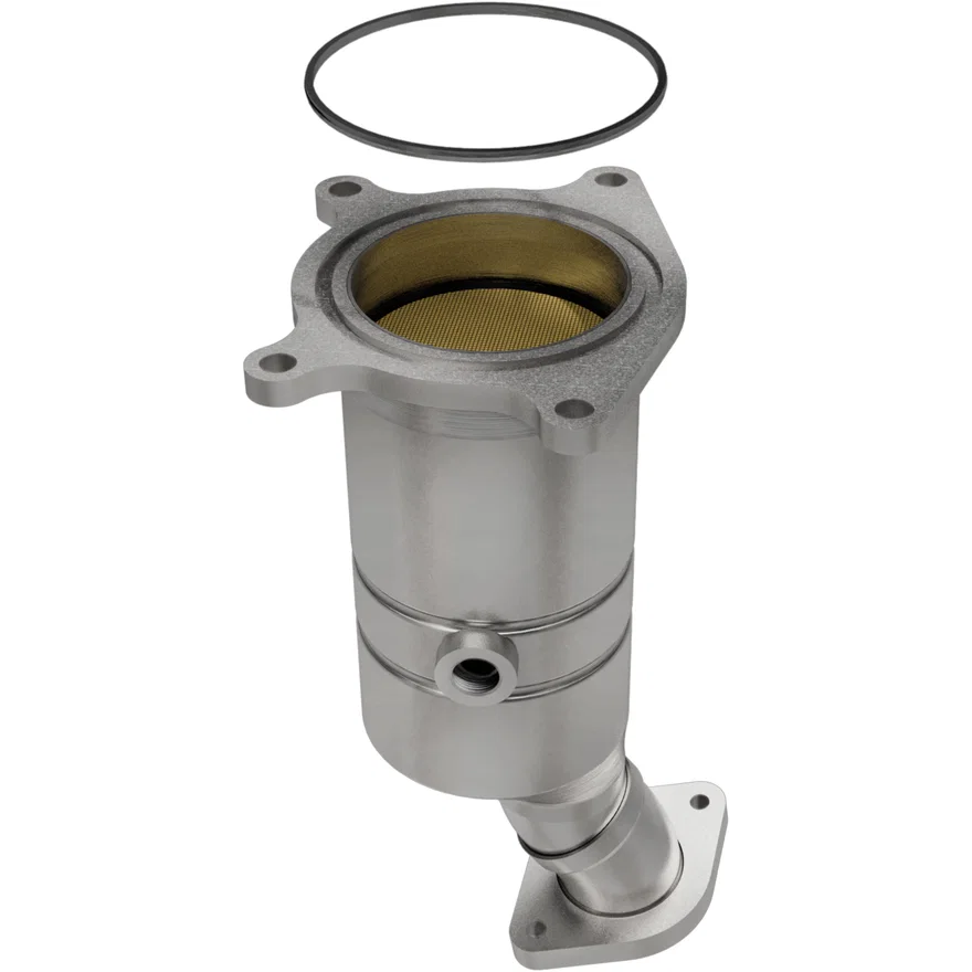 Rear 2011-2012 Lincoln MKS 3.7L | 2011-2012 Lincoln MKT 3.7L California Grade CARB Compliant Direct-Fit Catalytic Converter