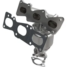 Front OEM Grade Federal / EPA Compliant Direct-Fit Manifold Catalytic Converter image 1