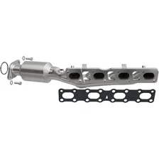 Left OEM Grade Federal / EPA Compliant Direct-Fit Manifold Catalytic Converter image 1