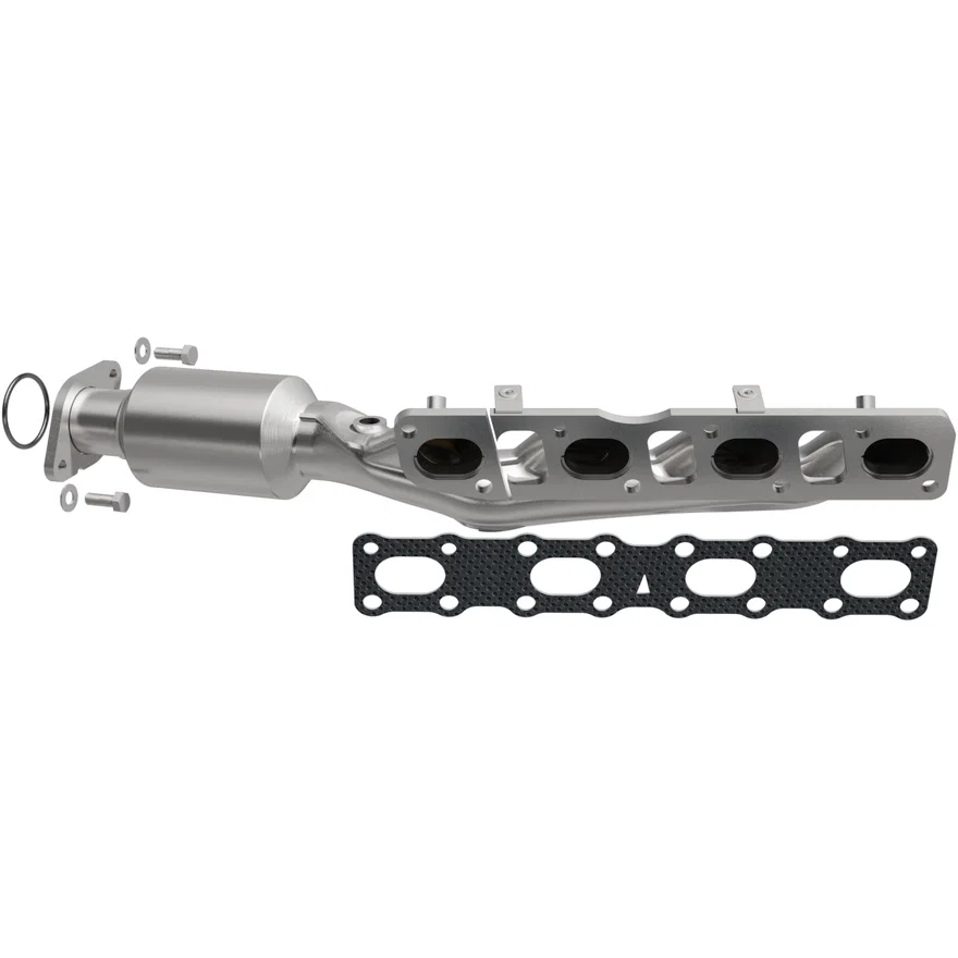 Left OEM Grade Federal / EPA Compliant Direct-Fit Manifold Catalytic Converter